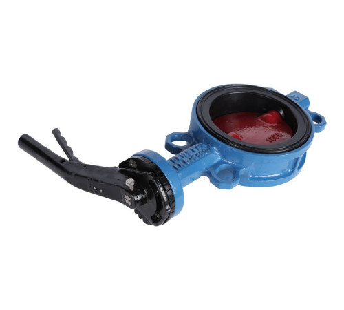 Затвор дисковый поворотный Tecofi VPI4448 DN 125 PN 16 межфланцевый с ручкой VPI4448-02EP0125