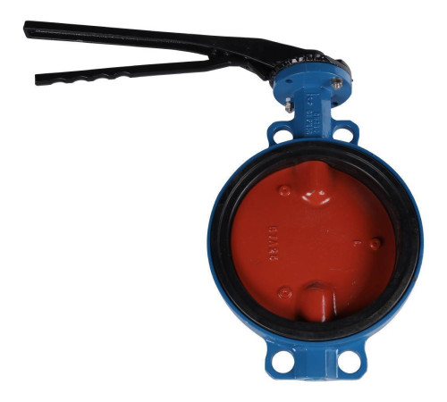 Затвор дисковый поворотный Tecofi VPI4448 DN 250 PN 16 межфланцевый с ручкой VPI4448-02EP0250