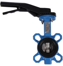 Затвор дисковый поворотный Tecofi VPI4449 DN 40 PN 16 межфланцевый диск нержавеющая сталь VPI4449-02EP0040