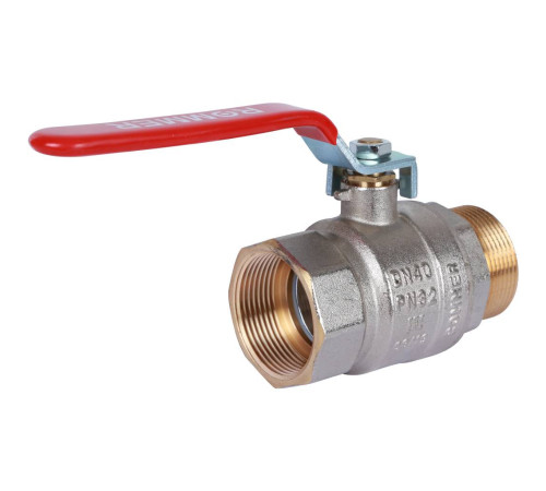 Кран шаровой ROMMER 1 1/2 ВР/НР ручка рычаг RBV-0002-0210340