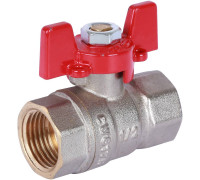 Кран шаровой ROMMER 1/2 ВР/ВР ручка бабочка RBV-0003-0110215