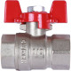 Кран шаровой ROMMER 1/2 ВР/ВР ручка бабочка RBV-0003-0110215