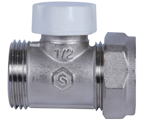 Клапан запорно-балансировочный STOUT SVL прямой 1/2 x 3/4 EK SVL-1196-000015
