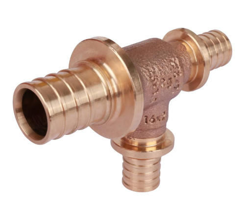 Тройник REHAU RAUTITAN PLATINUM RX 25-16-16 с уменьшенным боковым и торцевым проходами 13777421001