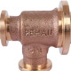 Тройник REHAU RAUTITAN PLATINUM RX 25-16-16 с уменьшенным боковым и торцевым проходами 13777421001