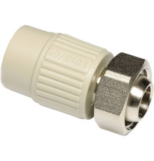 Муфта Ekoplastik PPR с евроконусом и накидной гайкой 20x3/4 SZM02025ERCT