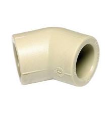 Колено полипропиленовое Wavin Ekoplastik PPR 25 мм 45° SKO02545RCT