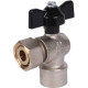 Кран шаровой STOUT угловой 1/2x1/2 ВР-накидная гайка бабочка SVB-1010-000015