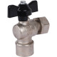 Кран шаровой STOUT угловой 1/2x1/2 ВР-накидная гайка бабочка SVB-1010-000015