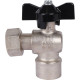 Кран шаровой STOUT угловой 1/2x1/2 ВР-накидная гайка бабочка SVB-1010-000015