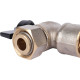 Кран шаровой STOUT угловой 1/2x1/2 ВР-накидная гайка бабочка SVB-1010-000015