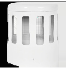 Наконечник для коаксиального дымохода ROMMER Ø 80 мм алюминиевый белый RCA-0080-010004