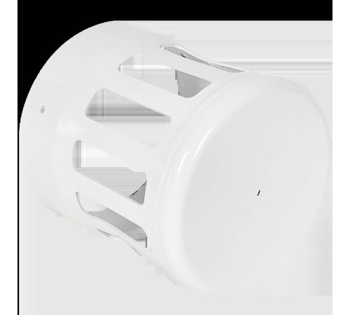 Наконечник для коаксиального дымохода ROMMER Ø 80 мм алюминиевый белый RCA-0080-010004