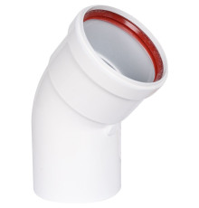 Отвод коаксиальный ROMMER 80 мм 45° M/F RCA-0080-000045