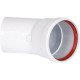 Отвод коаксиальный ROMMER 80 мм 45° M/F RCA-0080-000045