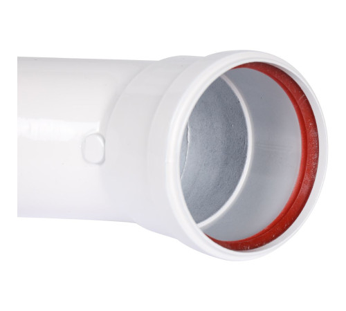 Отвод коаксиальный ROMMER 80 мм 45° M/F RCA-0080-000045