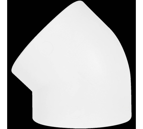 Угольник 45° PP-R Pro Aqua 90 мм белый PA13522P