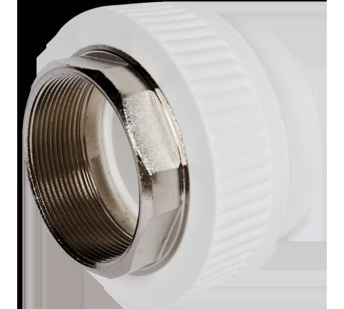 Муфта комбинированная Pro Aqua PP-R 75x2 1/2 под ключ ВР белая PA22526