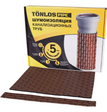 Комплект для шумоизоляции канализационных труб TONLOS PIPE 261313