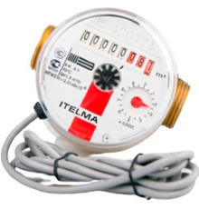 Счетчик горячей воды ITELMA Ду 15 мм L 80 мм 1.5 м³/ч импульсный WFW24.D080-0-R-L-10-IP54