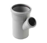 Тройник канализационный Pro Aqua Comfort PP 110x50 мм 45° 201545