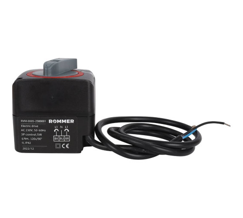 Сервопривод ROMMER RVM-0005 230 В 120 сек RVM-0005-230001