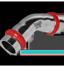 Угольник 45° ROMMER нержавеющая сталь пресс 15 мм RSS-0005-000015