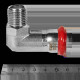 Угольник-переходник 90° ROMMER нержавеющая сталь 22 мм x 1/2 НР RSS-0010-002212