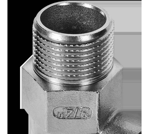 Угольник-переходник 90° ROMMER нержавеющая сталь 22 мм x 3/4 НР RSS-0010-002234