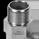 Угольник-переходник 90° ROMMER нержавеющая сталь 22 мм x 3/4 НР RSS-0010-002234