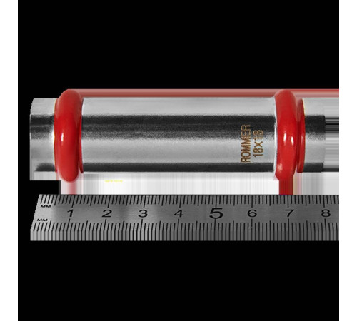 Муфта надвижная прессовая ROMMER 18 мм нержавеющая сталь RSS-0019-000018