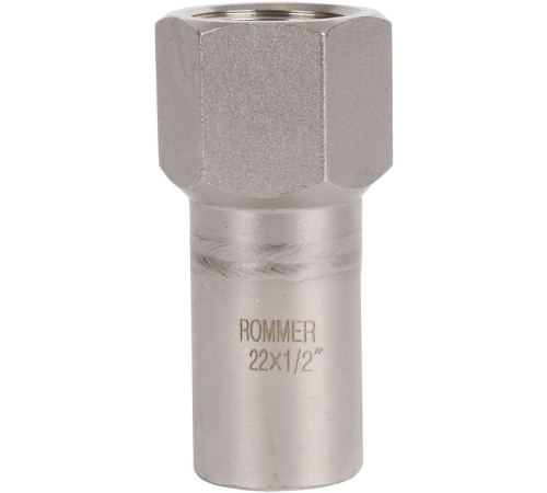 Вставка переходная прессовая ROMMER НПр-ВР 22х1/2 нержавеющая сталь RSS-0023-002212