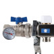 Коллектор из нержавеющей стали в сборе без расходомеров ROMMER 12 выходов RMS-3210-000012