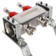 Коллекторная группа ROMMER из нержавеющей стали с расходомерами 2 выхода RMS-1200-000002