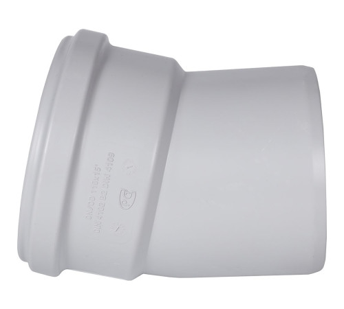 Отвод канализационный бесшумный STOUT 110 мм 15° SKB-0008-011015