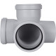 Крестовина двухплоскостная бесшумная STOUT 110x110x110 мм 87.5° SKB-0017-011087