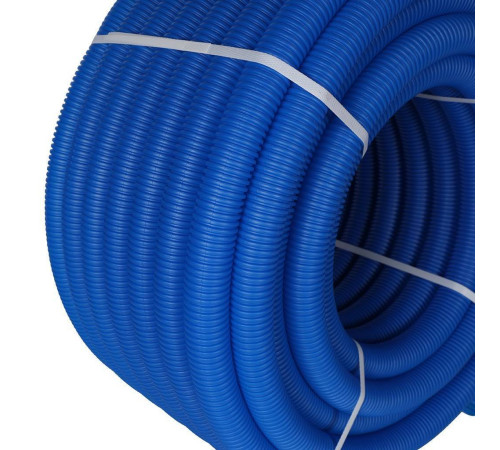 Труба гофрированная STOUT ПНД 35 мм синяя для труб 25 мм SPG-0001-503525
