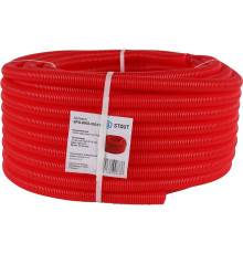 Труба гофрированная STOUT ПНД 23 мм красная для труб 16 мм SPG-0002-502316