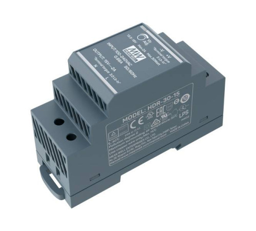 Сетевой адаптер ectoControl MeanWell 14 В 1.5 А на DIN-рейку ec01063