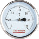 Термометр биметаллический аксиальный ROMMER 80/75 мм 1/2 0-120 °C RIM-0001-807515