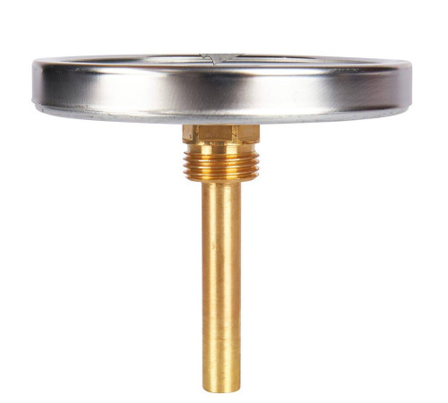Термометр биметаллический аксиальный ROMMER 100/75 мм 1/2 0-120 °C RIM-0001-107515
