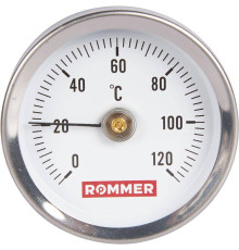 Термометр биметаллический накладной ROMMER 63 мм с пружиной RIM-0004-630015