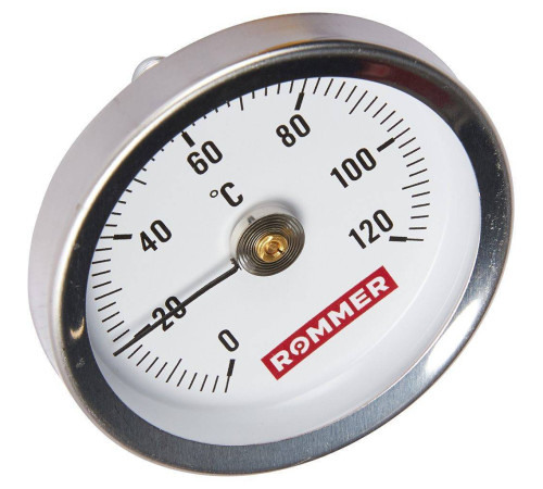 Термометр биметаллический накладной ROMMER 63 мм с пружиной RIM-0004-630015