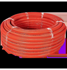 Труба из сшитого полиэтилена STOUT PEX-a 25x3.5 мм в красной теплоизоляции бухта 50 м SPI-0003-002535
