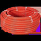 Труба из сшитого полиэтилена STOUT PEX-a 25x3.5 мм в красной теплоизоляции бухта 50 м SPI-0003-002535