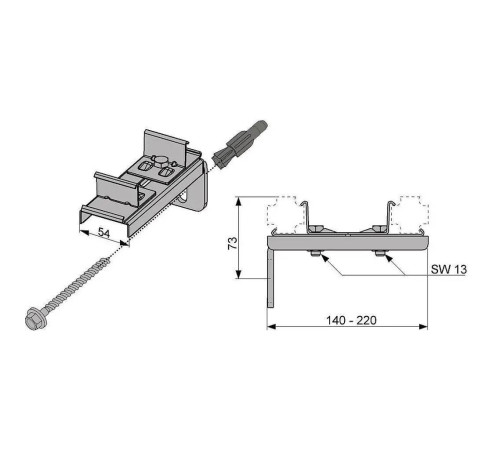 Крепление двойное WALLBOX WB 90311