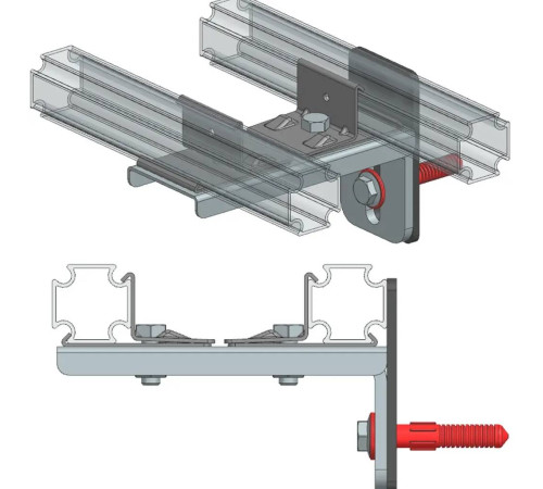 Крепление двойное WALLBOX WB 90311
