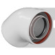 Отвод промежуточный коаксиальный конденсационный ROMMER 45° 80/125 мм RCA-8012-000045