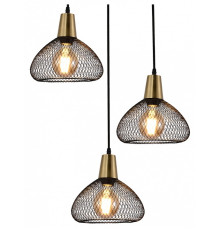 Подвесная люстра  03204-3.9-03 BK+COPPER