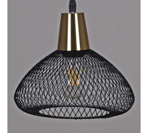 Подвесная люстра 03204-3.9-03 BK+COPPER